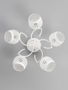 Люстра 20132/5, 5×60 Вт, E27, 56×56×23 см, белый - фото 60870631