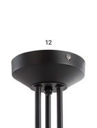 Люстра 20135/3BK, 3х60Вт, E27, 54х54х32 см - фото 809306859