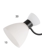 Люстра 20135/3BK, 3х60Вт, E27, 54х54х32 см - фото 809306860