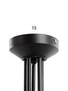 Люстра 20135/5BK, 5х60Вт, E27, 60х60х32 см - фото 809306867