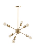 Люстра 13189/6GD, 6×40 Вт, E27, 50×50×61 см - фото 60870638