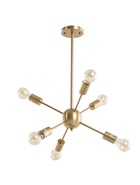 Люстра 13189/6GD, 6×40 Вт, E27, 50×50×61 см - фото 60870641