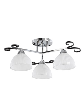 Люстра 12273/3CR, 3×40 Вт, E27, 52×52×23 см