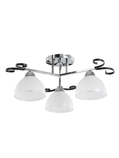 Люстра 12273/3CR, 3×40 Вт, E27, 52×52×23 см