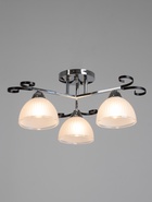 Люстра 12273/3CR, 3х40Вт, E27, 52х52х23 см - фото 809306881