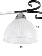 Люстра 12273/3CR, 3х40Вт, E27, 52х52х23 см - фото 809306885