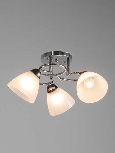 Люстра 12274/3CR, 3×40 Вт, E27, 50×50×23 см