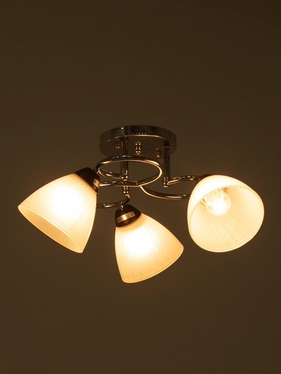 Люстра 12274/3CR, 3×40 Вт, E27, 50×50×23 см