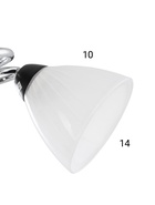 Люстра 12274/3CR, 3х40Вт, E27, 50х50х23 см - фото 809306893