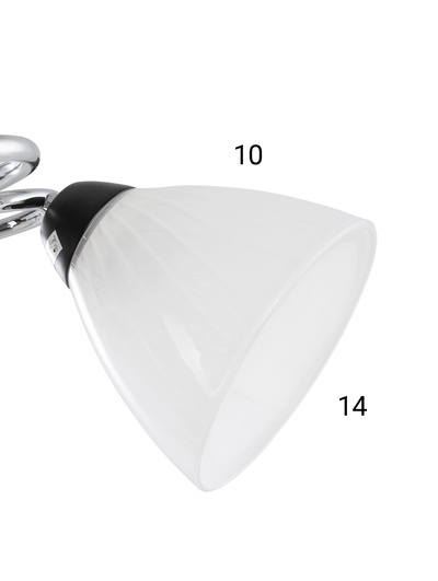 Люстра 12274/3CR, 3×40 Вт, E27, 50×50×23 см