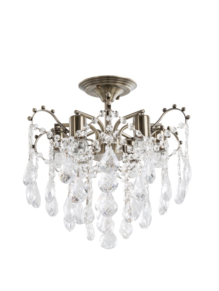 Люстра 15552/6AB, 6×60 Вт, E27, 41.5×41.5×40 см - Фото 1