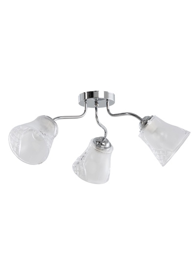 Люстра 12275/3CR, 3×40 Вт, E27, 62×18×20 см