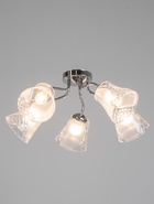 Люстра 12275/5CR, 5х40Вт, E27, 62х18х20 см - фото 809306950