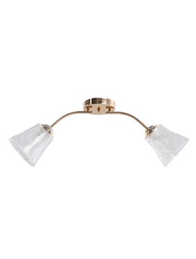 Люстра 12276/2FGD, 2×40 Вт, E27, 60×18×23 см, золото