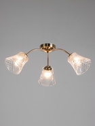 Люстра 12276/3FGD, 3х40Вт, E27, 64х18х23 см - фото 809306966