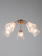 Люстра 12276/5FGD, 5х40Вт, E27, 64х18х23 см - фото 809306974