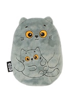 Мягкая игрушка - грелка «Кошка с котёнком», с вишнёвыми косточками, 17 см - Фото 3