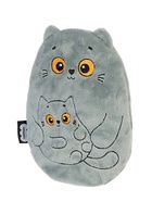Мягкая игрушка - грелка «Кошка с котёнком», с вишнёвыми косточками, 17 см 10951519