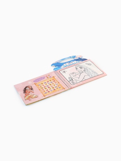 Раскраска водная «Поиски Пуа», с маркером, многоразовая, Моана