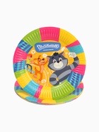 Тарелка одноразовая «Простоквашино» 18 см, набор 10 шт., Союзмультфильм - фото 119110374