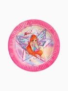 Тарелка одноразовая 18 см, набор 10 шт., Винкс - фото 119110380