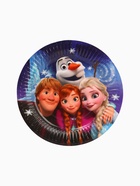 Тарелка одноразовая 18 см, набор 10 шт., Холодное сердце - фото 119110384