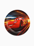 Тарелка одноразовая 18 см, набор 10 шт., Молния Маккуин - Фото 4