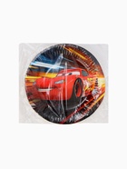 Тарелка одноразовая 18 см, набор 10 шт., Молния Маккуин - Фото 5