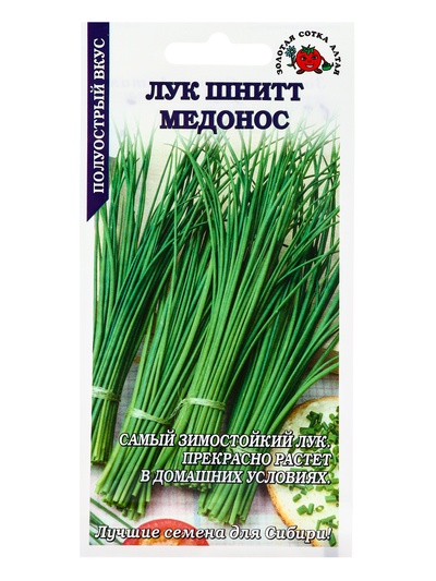 Семена Лук «Шнитт Медонос», 0.3 г, «Золотая Сотка Алтая»