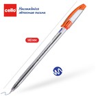 Ручка шариковая Cello Slimo Drum, узел 0.7 мм, стержень синий, пластиковый стакан, микс - Фото 4
