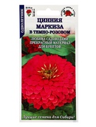 Семена Цинния «Маркиза в Темно-розовом», 0.2 г, «Золотая Сотка Алтая» - фото 809307661