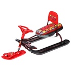 УЦЕНКА Снегокат «Тимка спорт 4-1 Граффити», со спинкой и ремнём безопасности, ТС4-1/GR Nika Kids - Фото 6