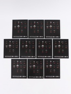 УЦЕНКА Комплект тетрадей 36 листов, 10 предметов, внутренний блок №1 МИКС «Черный фон» - Фото 2