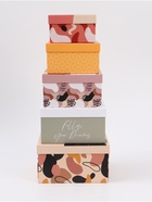 УЦЕНКА Набор подарочных коробок 5 в 1 «Стиль», 14×14×8‒22×22×12 см - Фото 2