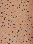 Крафт бумага «Конфетти» синий/голубой на коричневом фоне, 0.72×10±5% м, 60 г - фото 60064370