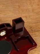 УЦЕНКА Набор настольный 4в1 с визитницей, красное дерево - Фото 5