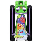 УЦЕНКА Снегокат «Тимка спорт 6» Монстрики, со спинкой, с родительской ручкой, зелёный, фиолетовый, ТС6/МН Nika Kids - Фото 8