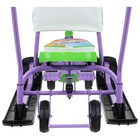 УЦЕНКА Снегокат «Тимка спорт 6» Монстрики, со спинкой, с родительской ручкой, зелёный, фиолетовый, ТС6/МН Nika Kids - Фото 10