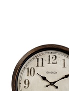 Часы настенные ENERGY ЕС-155, интерьерные, d=30.5 см, плавный ход, коричневые - фото 59848881