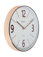 Часы настенные ENERGY ЕС-158, интерьерные, d=29.3 см, кварцевые, белые с золотым - фото 59848889