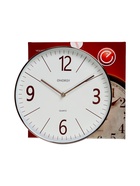 Часы настенные ENERGY ЕС-158, интерьерные, d=29.3 см, кварцевые, белые с золотым - Фото 6