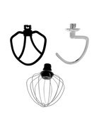 Миксер планетарный Leonord LE-1778, 1500 Вт, 10 скоростей, 3 насадки, чаша 3 л, белый - Фото 8