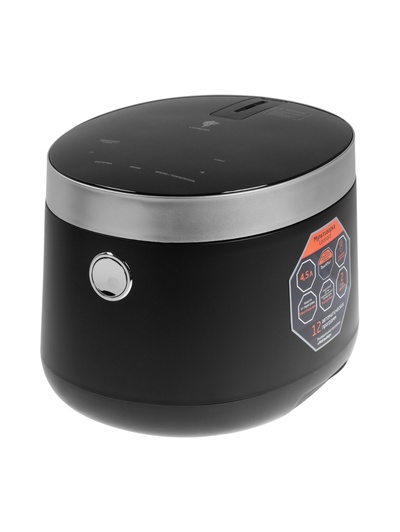 Мультиварка Leonord LE-1761E, 860 Вт, 4.5 л, 12 программ, LED дисплей, сенсорная панель, чёрная