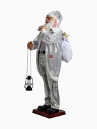 Дед Мороз «С мешком», 180 см, серебристый 10954947
