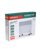 Конвектор электрический Engy EN-1500 Standard, 750/1500 Вт, настенный/напольный, до 20 м² - Фото 9
