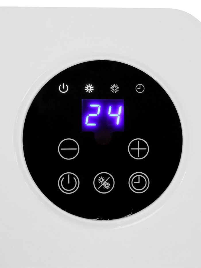 Тепловентилятор Engy N08, настенный, 2000 Вт, 2 режима работы, пульт ДУ - фото 51853125