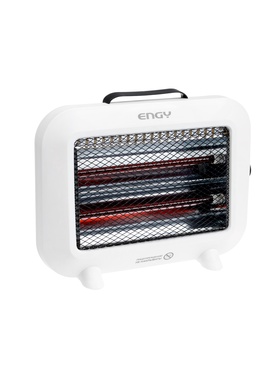 Обогреватель ENGY EN-502 mini, кварцевый, 800 Вт, до 15 м²,2 режима работы, механический термостат