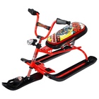 УЦЕНКА Снегокат Snowdrive, с фонариком, красный, СНД3/SD22 Nika Kids - Фото 6