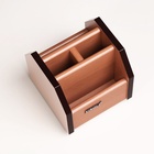 УЦЕНКА Органайзер 4 секции, вращающееся основание, 12×11.5×11 см 10955055