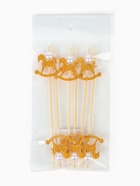 Шпажки для канапе «Лошадка» золотая, набор 6 шт. - фото 119073223 Шпажки для канапе «Лошадка» золотая, набор 6 шт. - фото 119073223